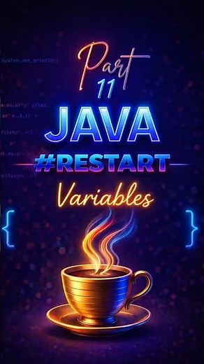 Part 11 | Java | Variables in Java #Java #Coding #Variables #Programming #LearnJava #education #clg