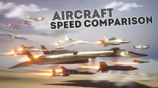 A Speed Comparison of Real and Fictional Aircraft