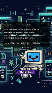 Cómo escribir mejores commits con IA en segundos ⚡