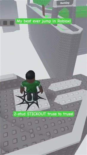 The 2-stud stickout truss to truss #roblox #robloxtruss #gaming #2026 #impossible