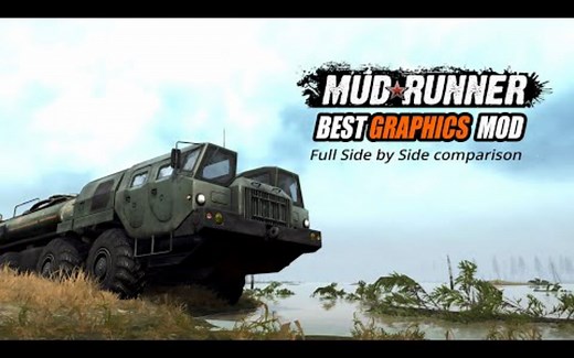 泥泞奔驰Mudrunner到目前为止最好的画质MOD_Adega Mod Pack