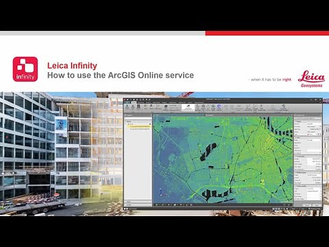 Leica Infinity - Services - How to use the ArcGIS Online service