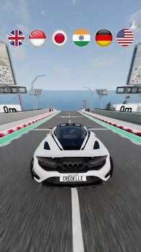 Which country's police car would survive the car crash?