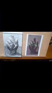 How to draw Sketch plaster hand Pencil Drawing.