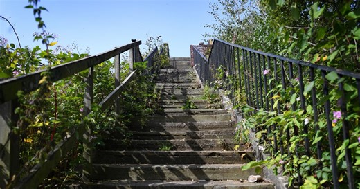 'Scary' steps lead to 'impossible' bridge with incredible views over Manchester