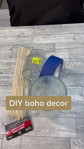 DIY Dollar Tree Bamboo Skewer Boho Decor Tutorial