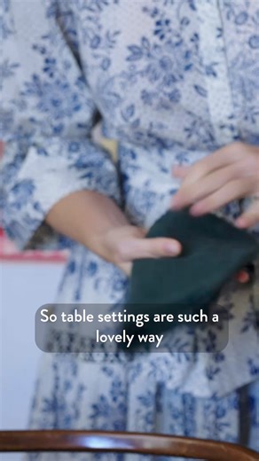 Creating a beautiful table! Putting a table together is a lot of fun. From stunning table linen to ceramics and tableware, learn how to create a playful table arrangement with former Creative Director of Decoration for House & Garden Gabby Deeming (@gaboushk). Discover more of Gabby's design secrets in her online course 'How to Style with Pattern & Colour'.⁠ ⁠ Link in bio to start watching. | Create Academy