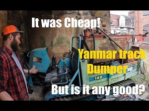 Cheap Auction buy $1200 Yanmar track dumper