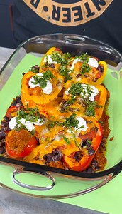 My favorite Mexican dinner Jen makes Mexican inspired stuffed bell peppers! | Family Style Cooking