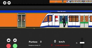 Lanzada la beta de Metro Madrid 2D Simulator, el primer simulador del metro de Madrid