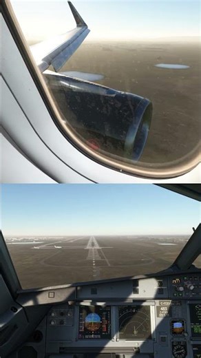 Air Canada A321 Smooth Landing into Calgary! 🇨🇦🛬 #MSFS2020 #FlightSimulator #AirCanada