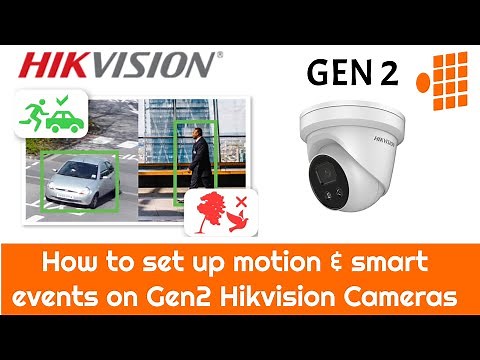 How to set up motion & smart events on your Gen2 Hikvision Cameras | Security Perth