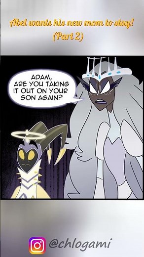 Hazbin Hotel Comics | Abel wants his new mom to stay! 👩👒