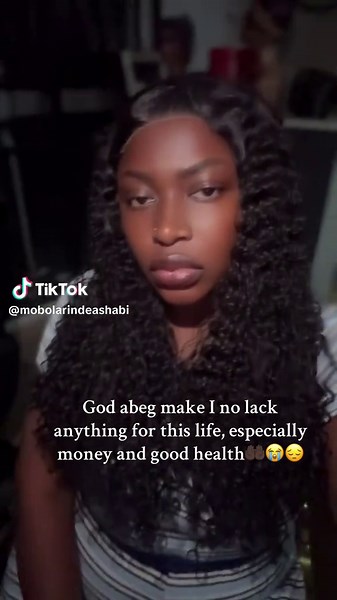 God abeg make I no lack anything — prayer for money and good health