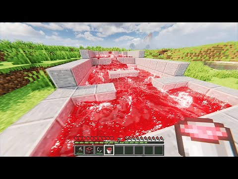 Realistic Redstone Water in Minecraft