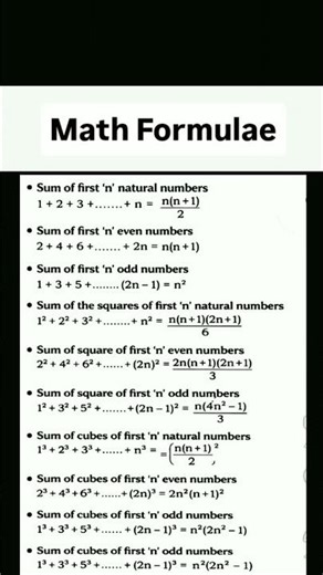 Basic formula easy to learn #tricks #maths #learn #mathstricks
