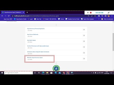 Monitor Asynchronous Apex || Asynchronous Apex || Salesforce