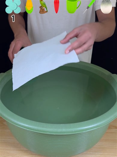 Tissue Paper Water Experiment: Floating Challenge