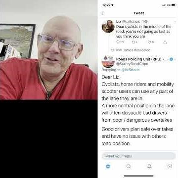 Why Is CyclingMikey in the Middle of the Road?