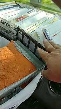 how I packed my mail today rca USPS rural route