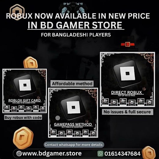 Get robux at new price | Bd Gamer