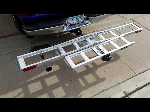 Harbor freight motorcycle carrier dirt bike ramp review