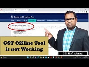 GST Offline Tool is not Working | How to Installed GST Offline Tool by The Accounts