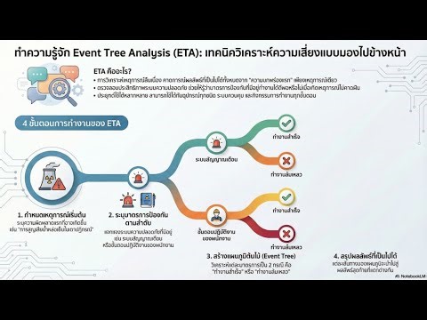 Podcast EP75 : การประเมินความเสี่ยง ตอนที่ 8 Event Tree Analysis (ETA)