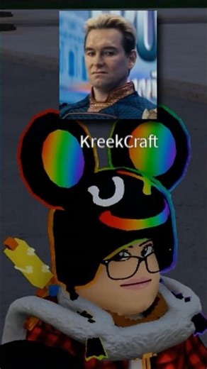 KreekCraft Got Caught Off Guard 😂 #roblox #shorts #thestrongestbattlegrounds #memes