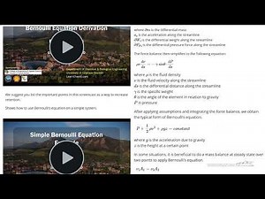 Fluid Mechanics Interactive Self Study Modules