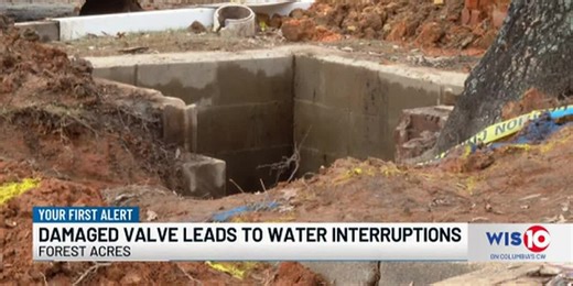 Forest Acres water outage affects schools, businesses after valve damage