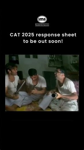 CAT 2025 response sheet to be out soon! #shorts