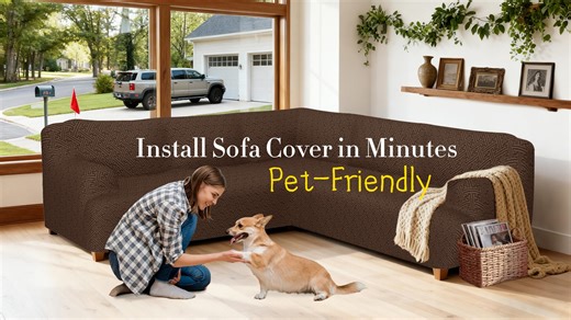 Watch How to Fit a Sofa Cover Perfectly on Amazon Live