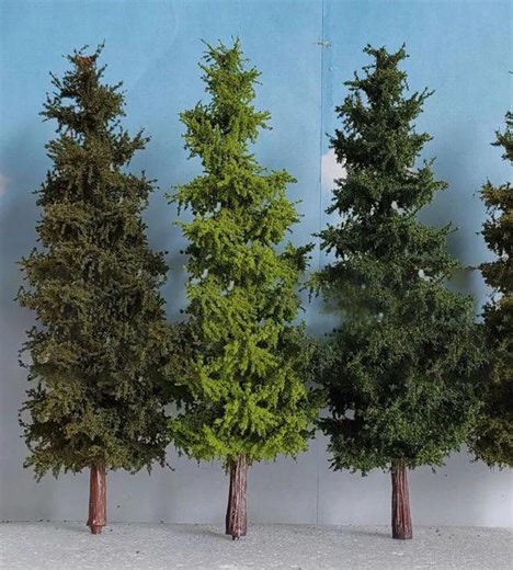 3 Pcs 14cm Miniature Pine Tree 1:87 Scale Model DIY Sand Table Train Railway Scenery Fairy Garden Landscape Terrarium Diorama Craft Supplies - Etsy