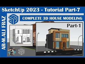 SketchUp 2023 Basic 3D Modeling Tutorial | Easy SketchUp Guide for Beginners
