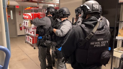 Active shooter training at VA hospital tests communication among officers in real time