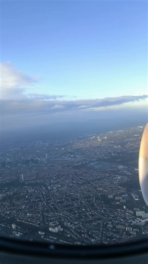 Flying over Brussels, Belgium with Austrian Airlines and destination VIE, Vienna Airport, Austria #brussels #belgium #vienna #austria #austrianairlines