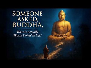 Someone Asked Buddha, "What Is Actually Worth Doing In Life?"