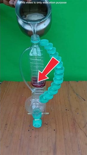 குப்பை பாட்டிலில் Mini Water Park செய்யலாம்! 😱 | Amazing Science Trick #shorts #scienceexperiment