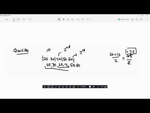 Statistics: Quartiles (Part 1)