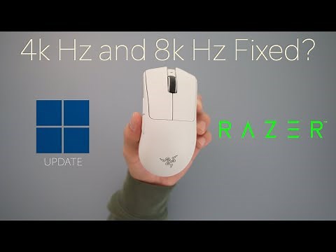 4k 8k Hz Mouse Lag Fix? Testing the Windows 11 Update