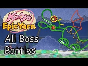 Kirby's Epic Yarn All Bosses