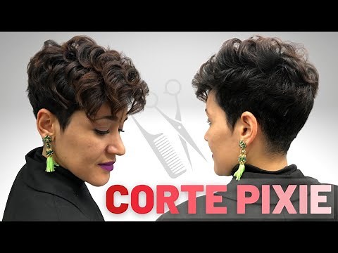 Pixie Cut Step by Step on Curly Hair - Ana Vásquez