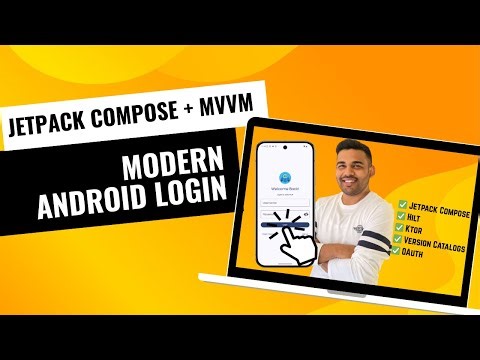 Modern Android Login Template with Jetpack Compose + MVVM