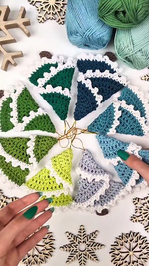 Comment SNOWY for the link 🔗❄️✨ My best selling SNOWY Christmas Tree crochet pattern is officially BACK for the holiday season! 🤍🎄 If you’re looking for a quick, charming project that instantly feels festive, this little tree is always a favorite. Made from a simple folded semicircle, SNOWY works up fast and looks adorable every single time. Add the snowy border for extra winter magic or keep it classic and evergreen. Both versions are so sweet. 🤗 Perfect for ornaments, gift toppers, garland