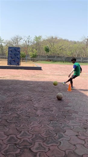 Wall taps for ball control #sports #physical #fitness #motivation #growth #funny #football #passing