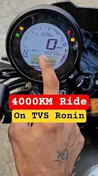 4000KM Ride on TVS Ronin 225 || #shorts