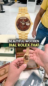 30 years locked away! Can you believe it? This beautiful wooden dial Day-Date 18078 has a story to tell. Luckily, everything worked out for the best! It was in perfect condition when the customer decided to upgrade to a new Day-Date. What's your guess on the price difference between the two watches? Comment now! .......#buyselltrade #vintagewatches #vintagedaydate #pov | G Luxe Jewelers