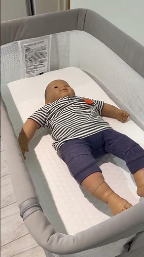 Oyster Wiggle Crib - Co-Sleeper