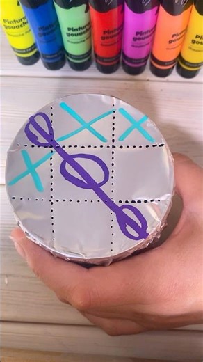 Tic Tac Toe Game #satisfying #asmr #diy #relaxing #shortsviral #shorts #trending